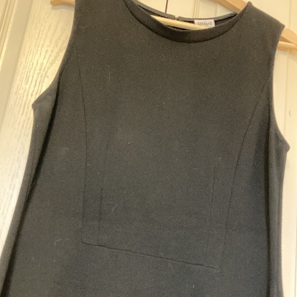 EUC Armani Collezioni stunning black sheath dress. Size 48. Made in Italy 🇮🇹 - Picture 4 of 11